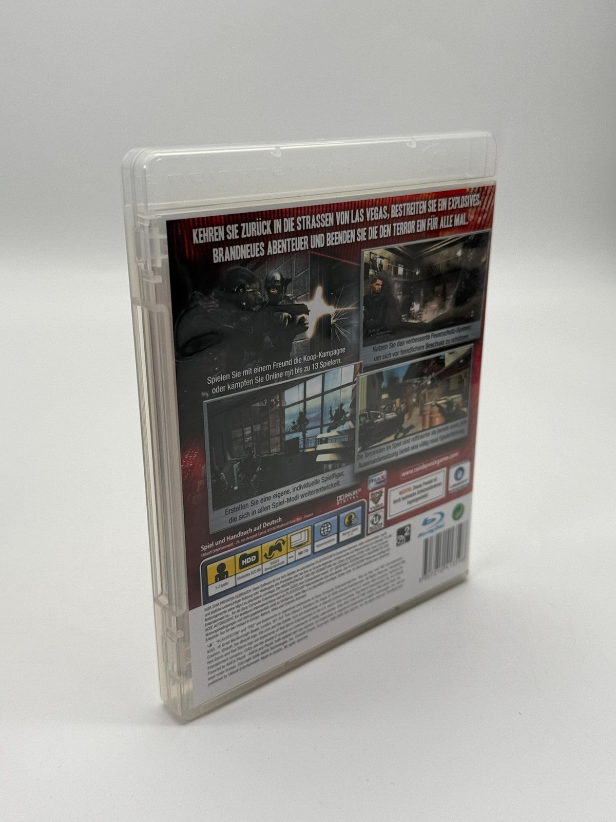 Tom Clancys Rainbow Six Vegas 2 Sony Playstation 3 Très bon état CIB OVP