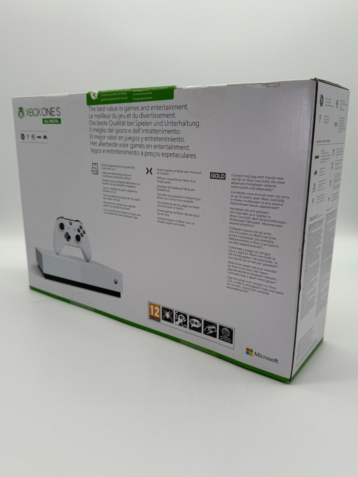 Microsoft Xbox One S All-Digital Edition 1TB Spielekonsole - Neu Factory Sealed
