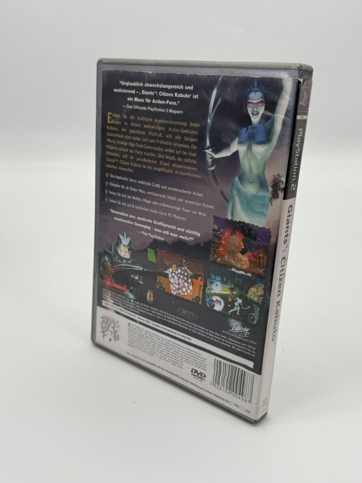 Giants Citizen Kabuto Sony Playstation 2 bon état CIB OVP