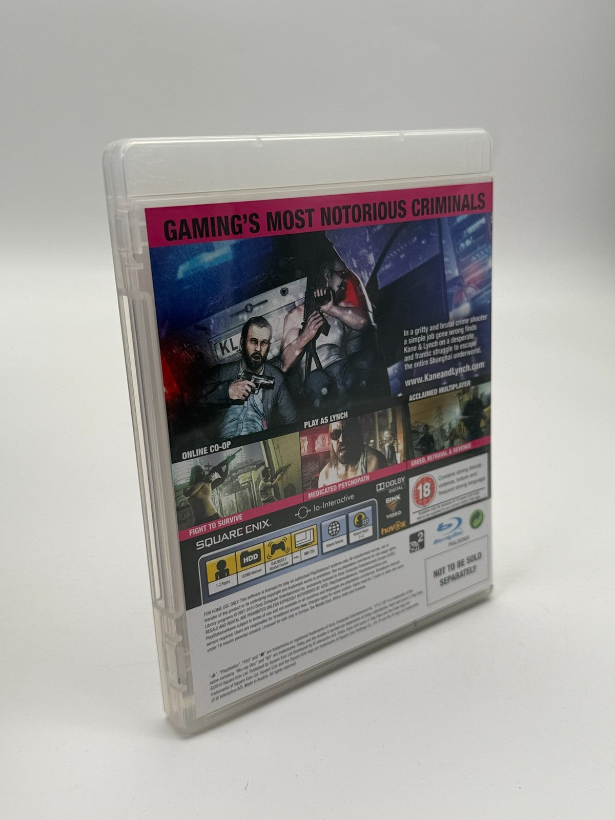 Kane & Lynch 2 Dog Days Limited Edition Sony Playstation 3 Sehr guter Zustand