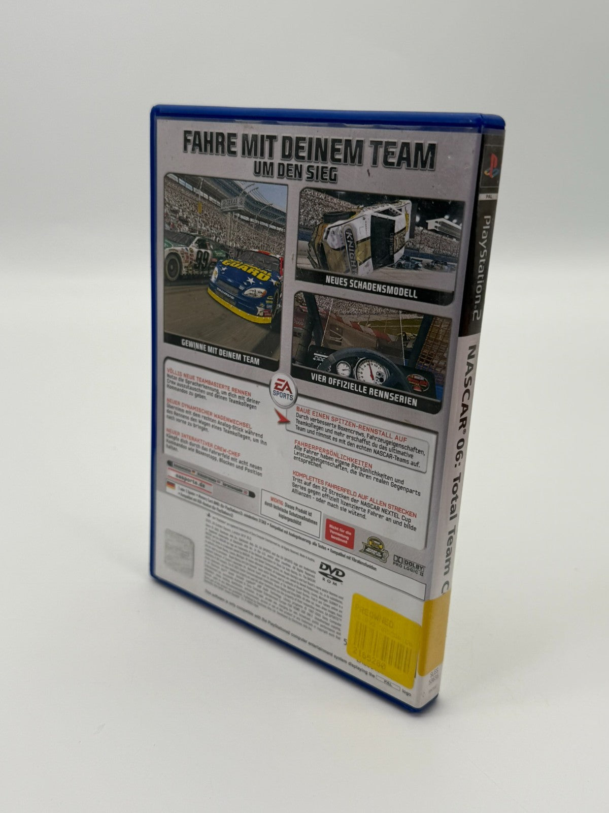 Nascar 06 Total Team Control Sony Playstation 2 bon état CIB OVP