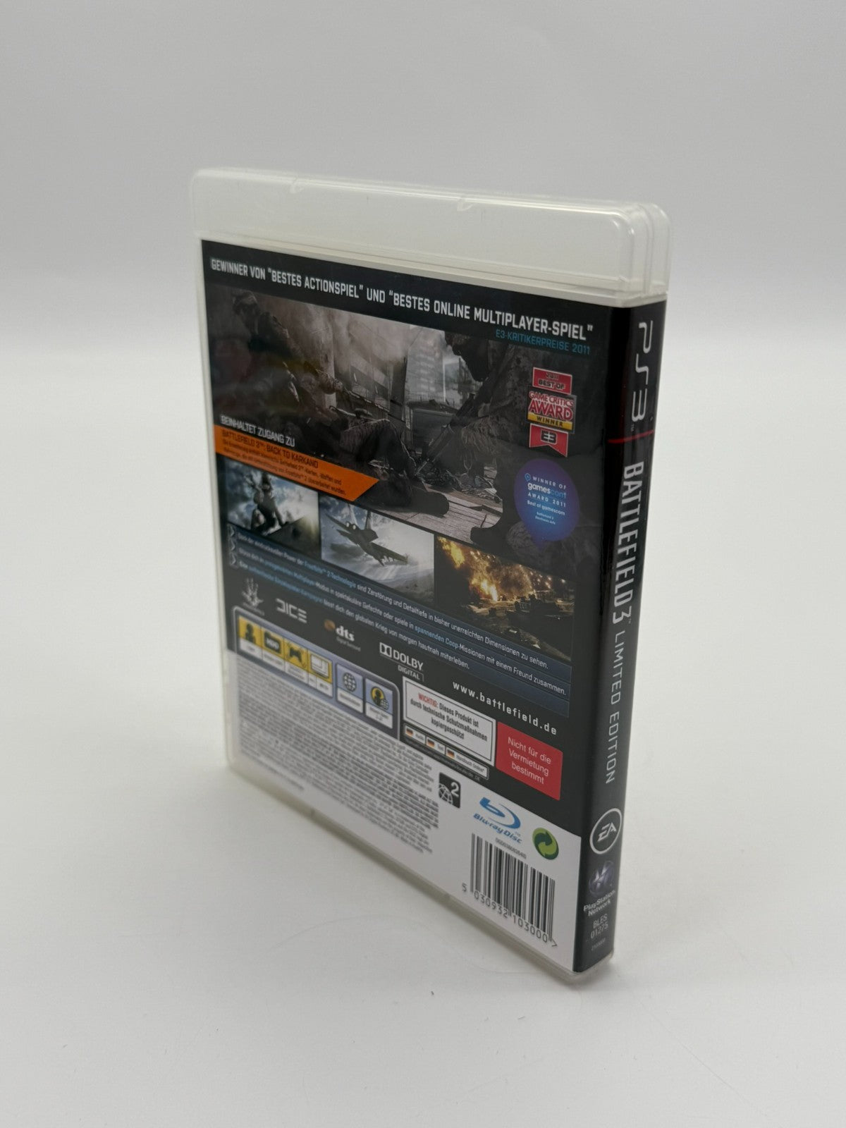 Battlefield 3 Limited Edition Sony Playstation 3 Comme neuf CIB OVP