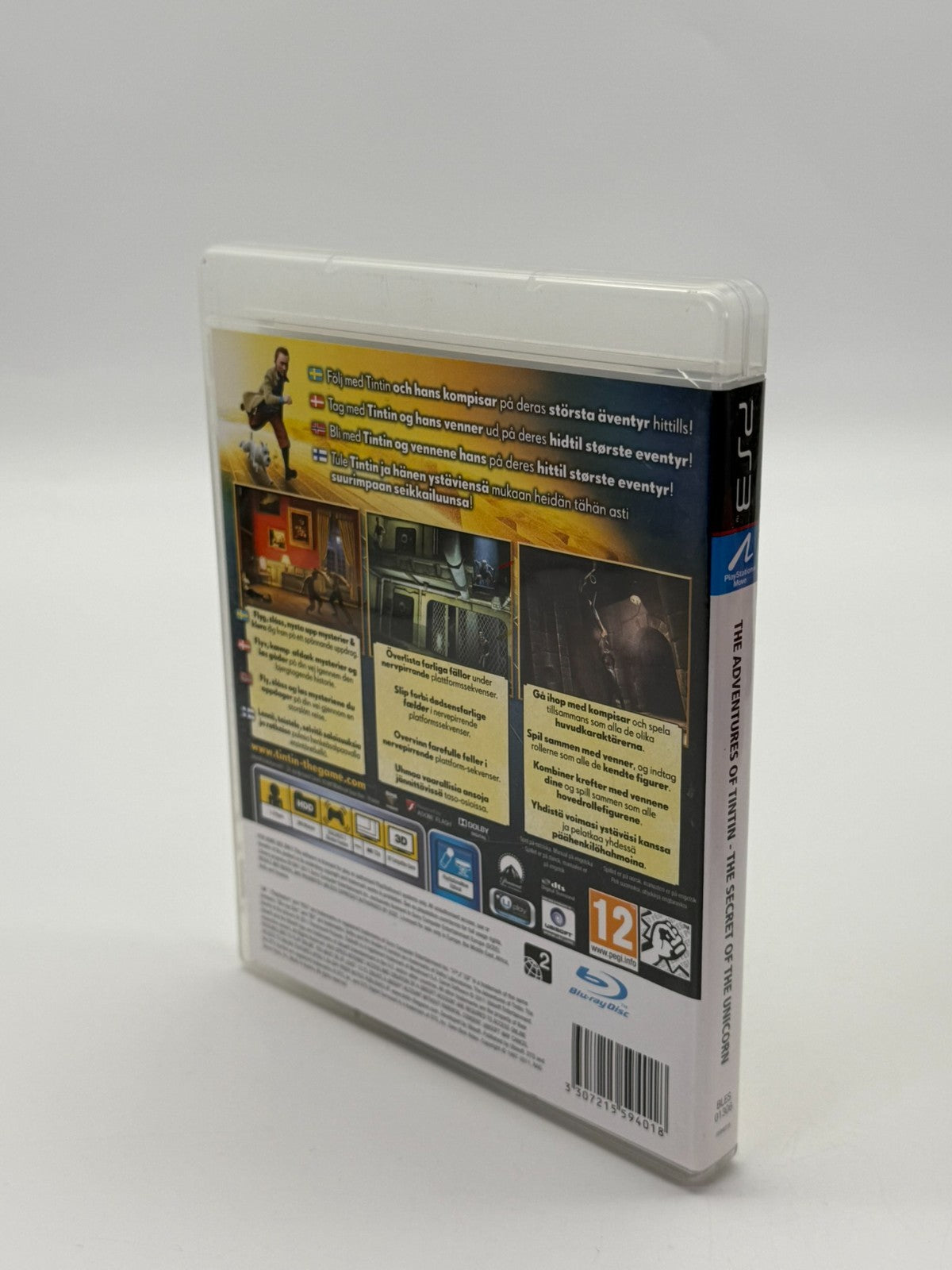 Les Aventures de Tintin - Le Secret de la Licorne Sony Playstation 3 PS3 CIB