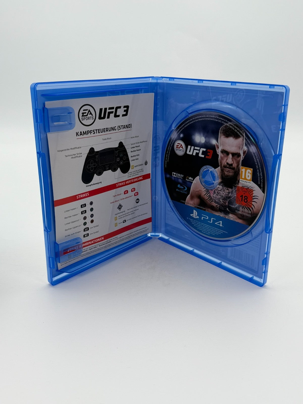 UFC 3 Sony Playstation 4 guter Zustand CIB OVP