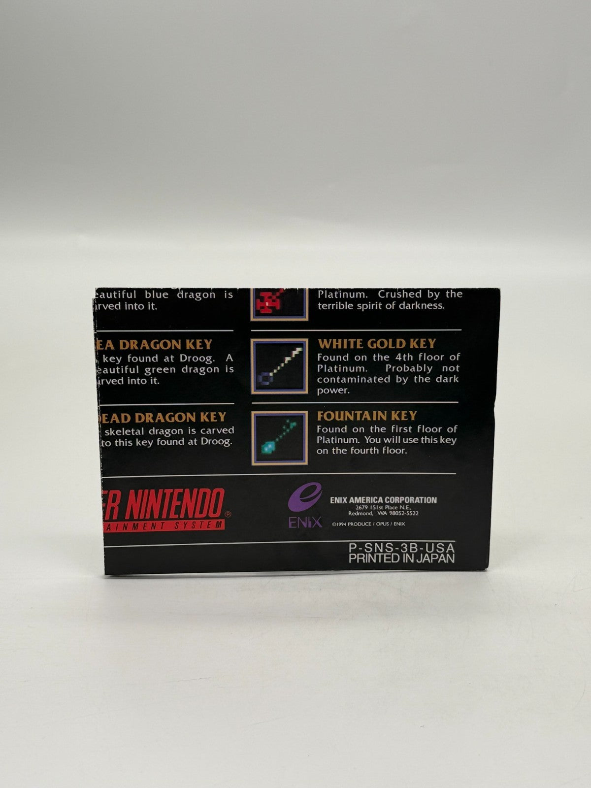 Brain Lord Super Nintendo SNES NTSC-U/C guter Zustand Modul + Anleitung