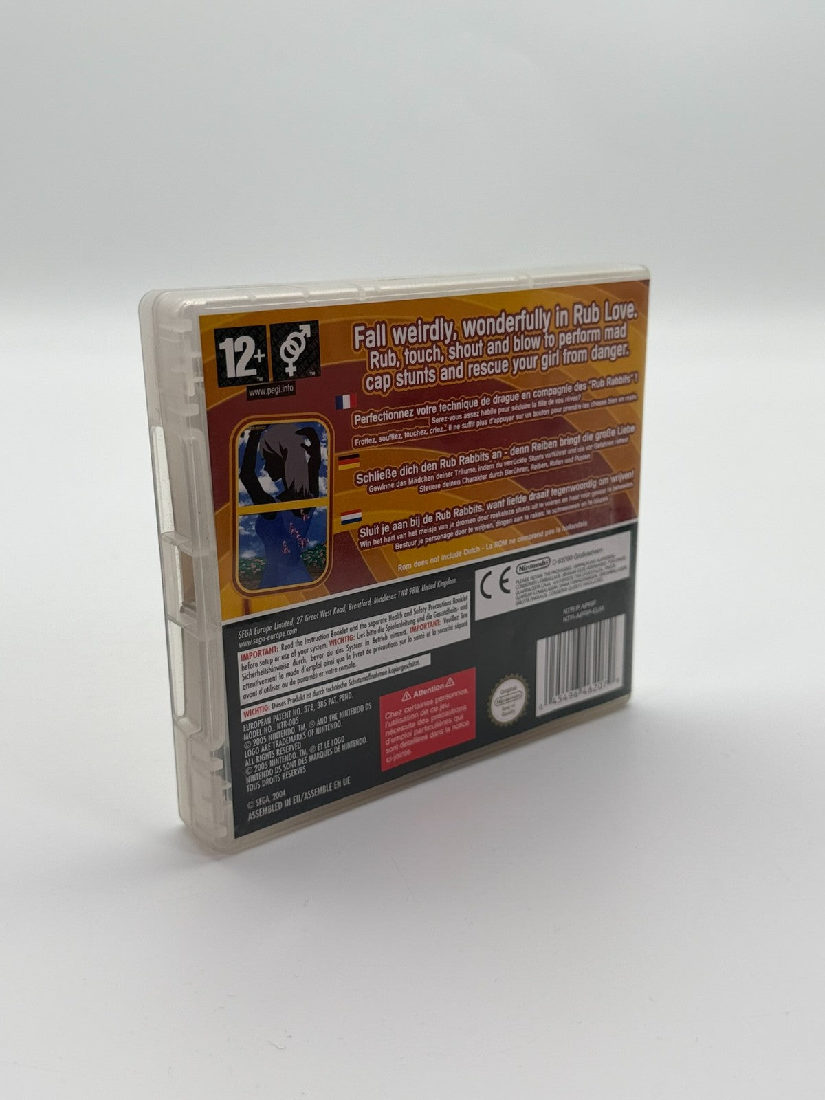 Project Rub Nintendo DS good condition CIB OVP