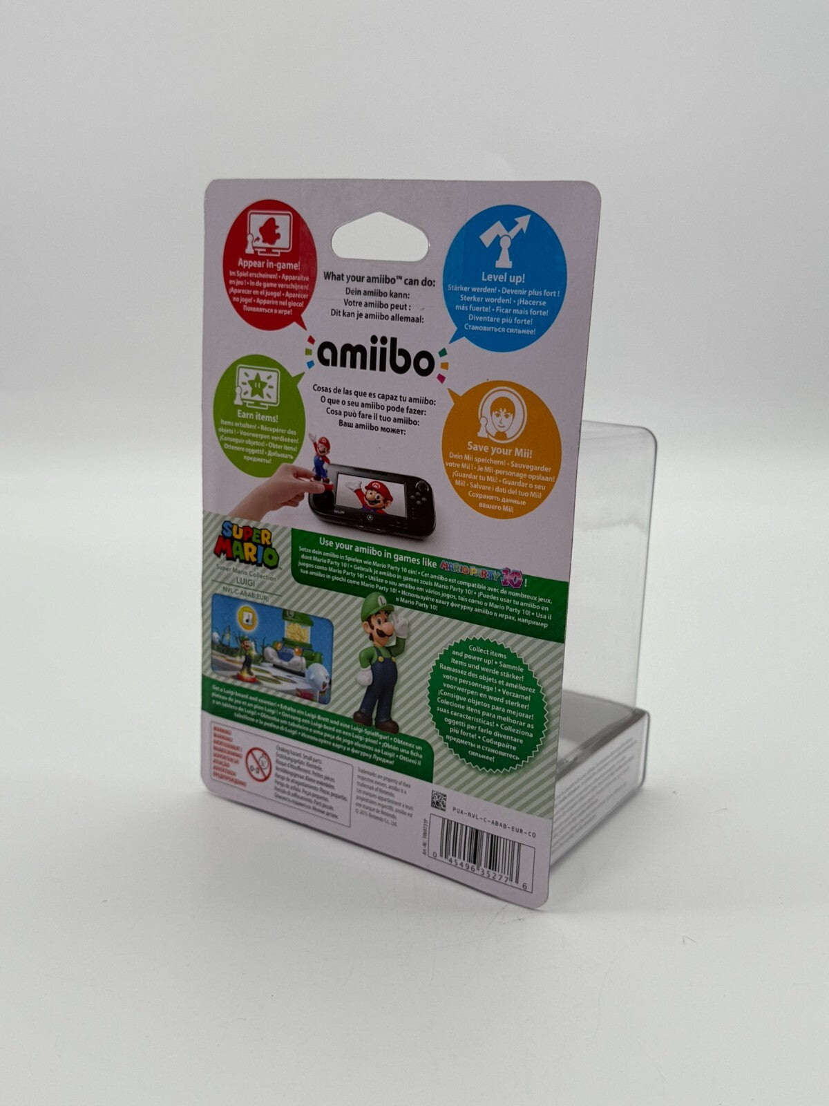 Super Mario Luigi Amiibo 3DS Wii U Switch New Factory Sealed