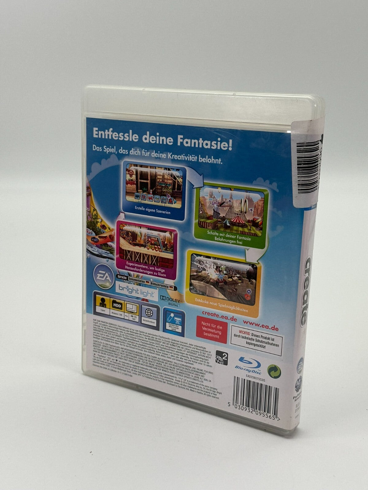 Create Sony Playstation 3 PS3 Sehr guter Zustand CIB OVP