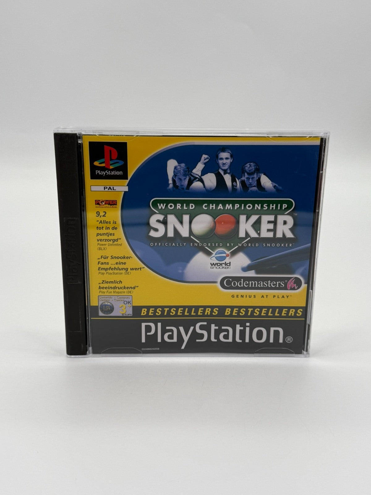 World Championship Snooker Sony Playstation 1 guter Zustand CIB