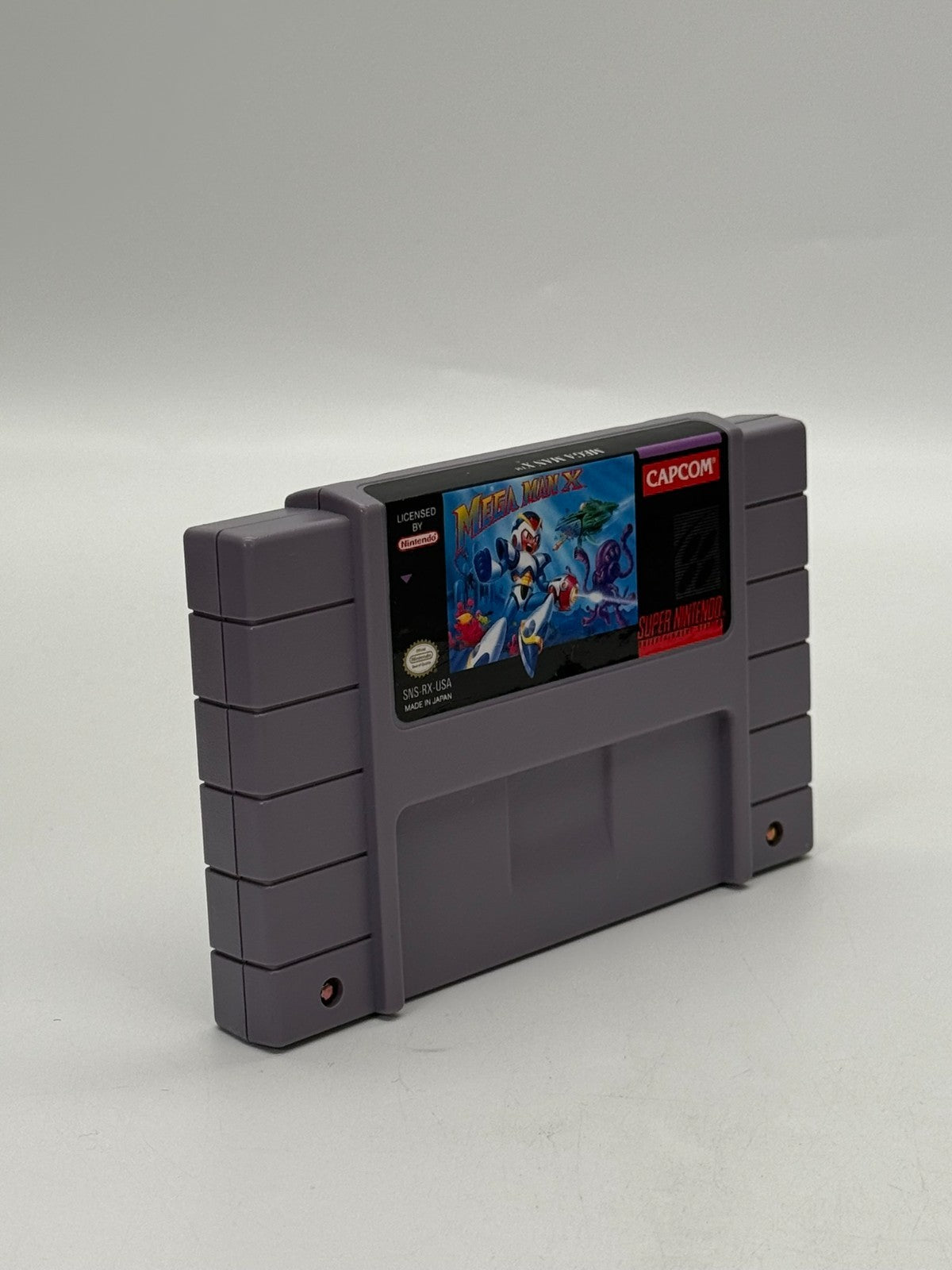 Mega Man X Super Nintendo SNES NTSC-U/C Sehr guter Zustand Modul + Anleitung
