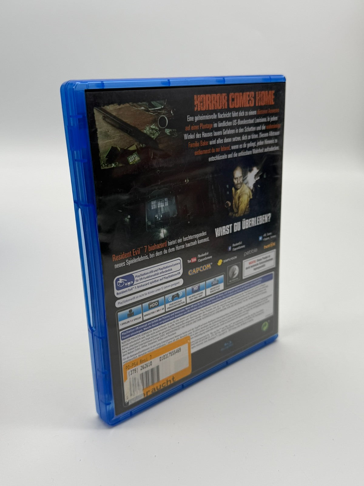 Resident Evil VII Biohazard Sony Playstation 4 Très bon état CIB OVP