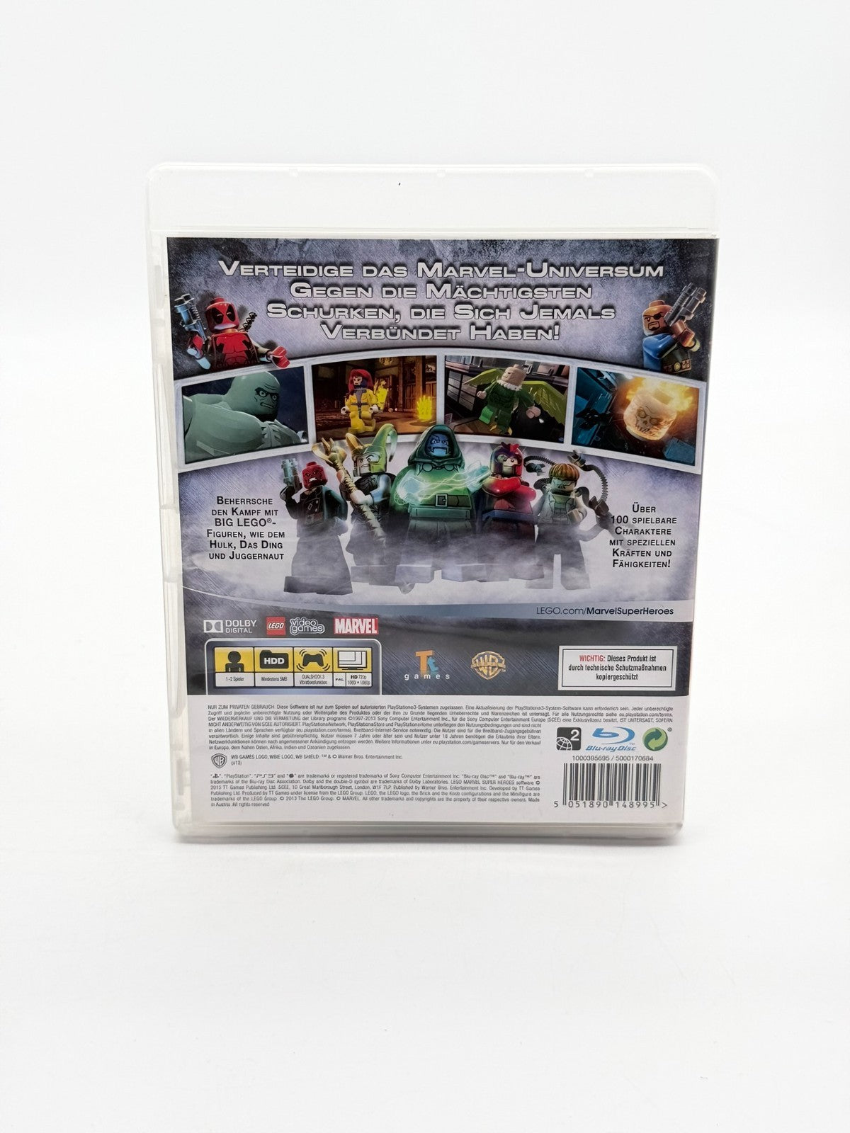 Lego Marvel Super Heroes Sony Playstation 3 guter Zustand CIB OVP