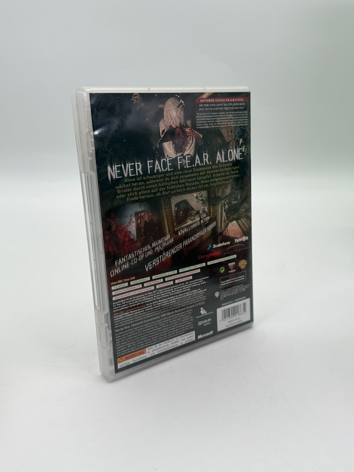 F.E.A.R. 3 Microsoft Xbox 360 Very good condition CIB OVP