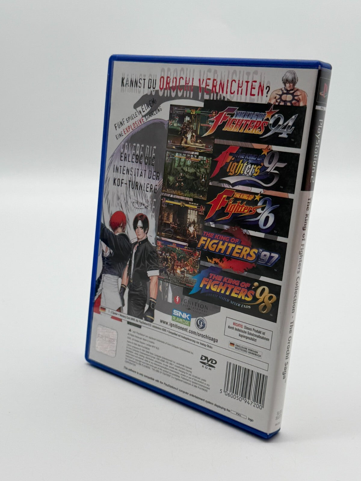 King of Fighters Collection: The Orochi Saga Sony Playstation 2 bon CIB OVP