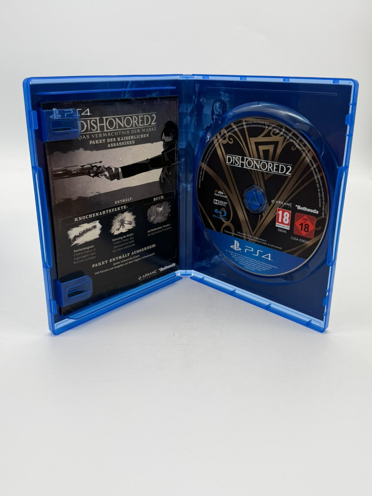 Dishonored 2 L'Héritage des Masques Sony PlayStation 4 Très bon état