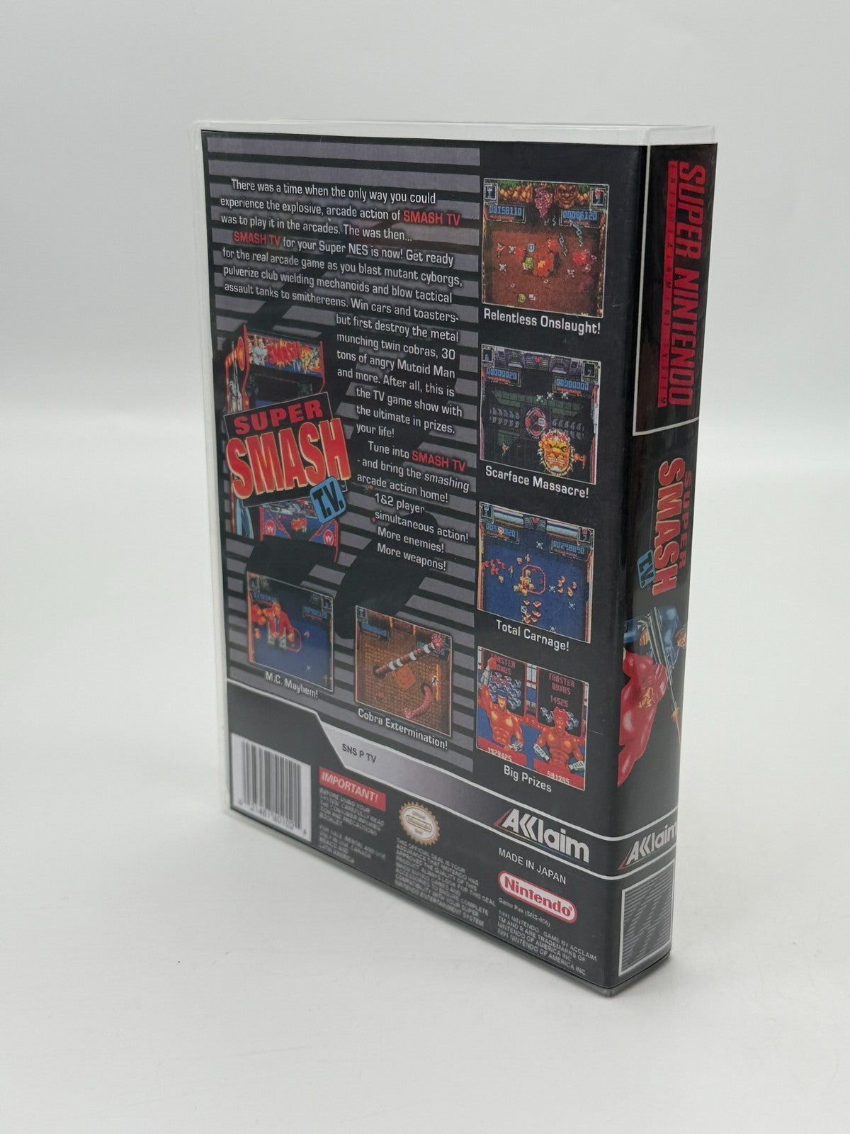 Super Smash T.V. Super Nintendo SNES NTSC-U/C gut - Sehr gut Modul + Anleitung