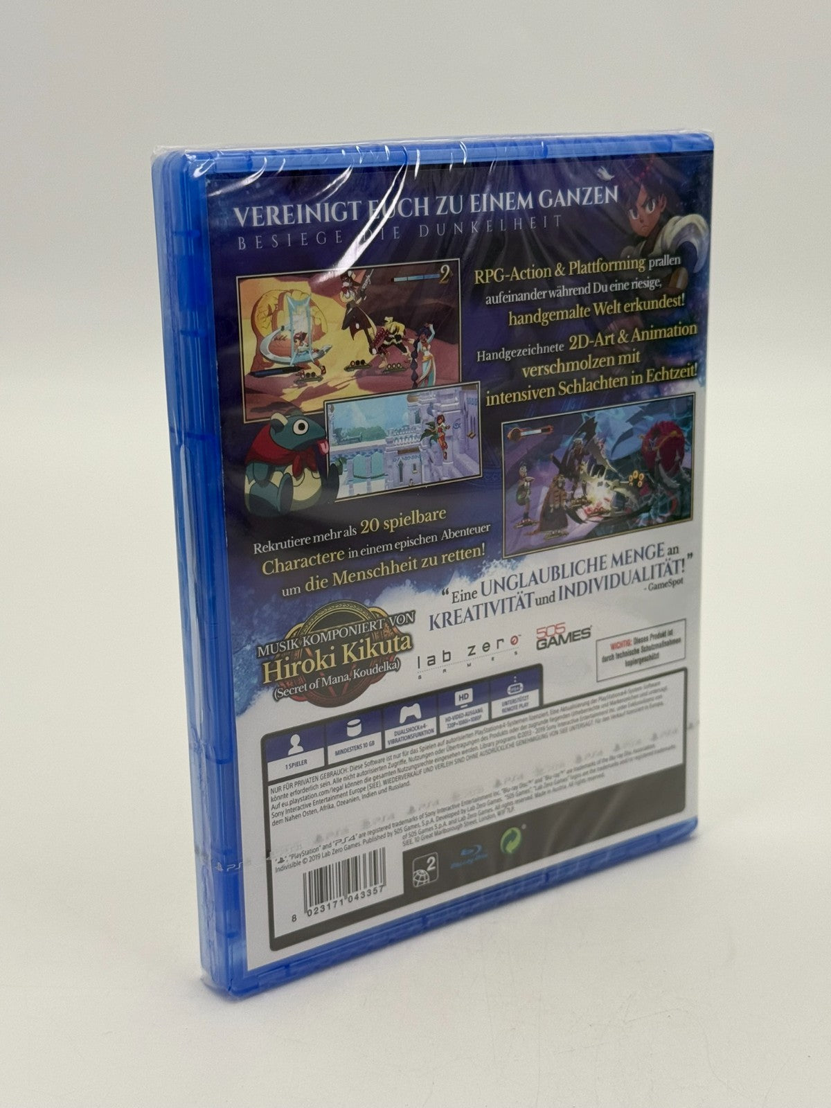 Indivisible Sony Playstation 4 Factory Sealed OVP CIB Neu