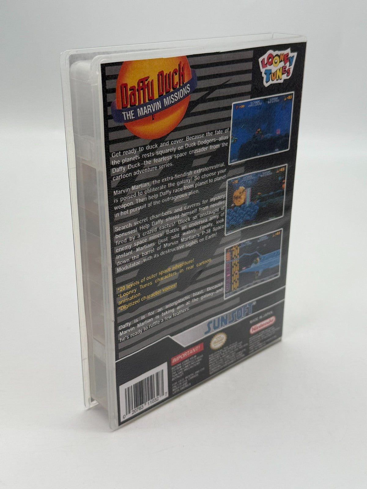 Daffy Duck The Marvin Missions Super Nintendo SNES NTSC-U/C good - Very good