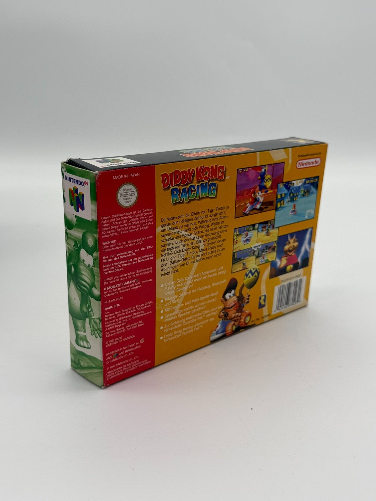 Diddy Kong Racing Nintendo 64 Sehr guter Zustand CIB OVP