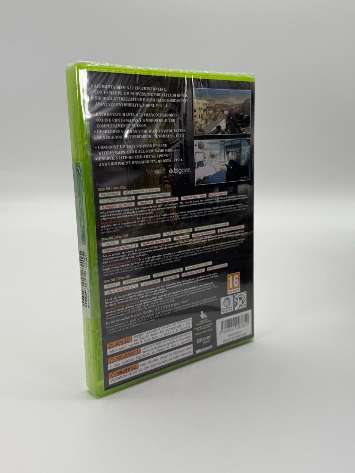 Snipers Microsoft XBox 360 Neuf Scellé d'Usine CIB OVP