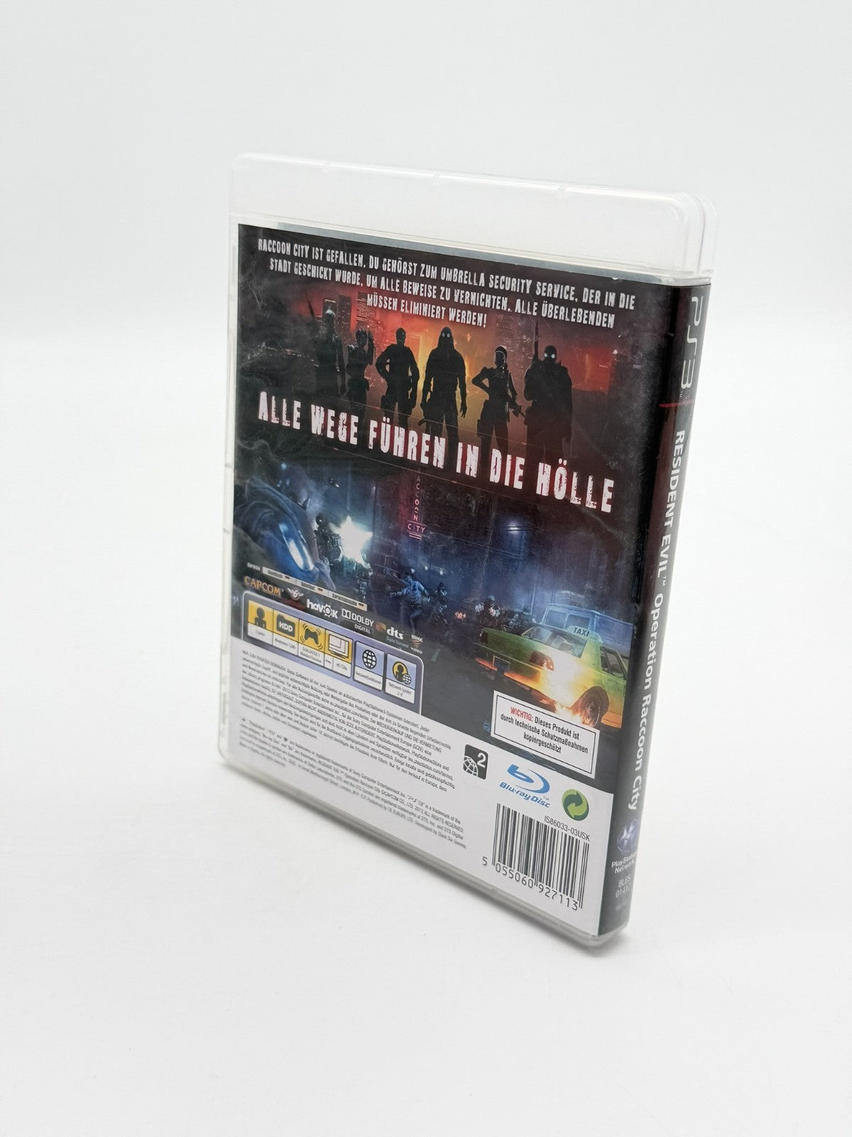 Resident Evil Operation Racoon City Sony Playstation 3 Sehr guter Zustand CIB