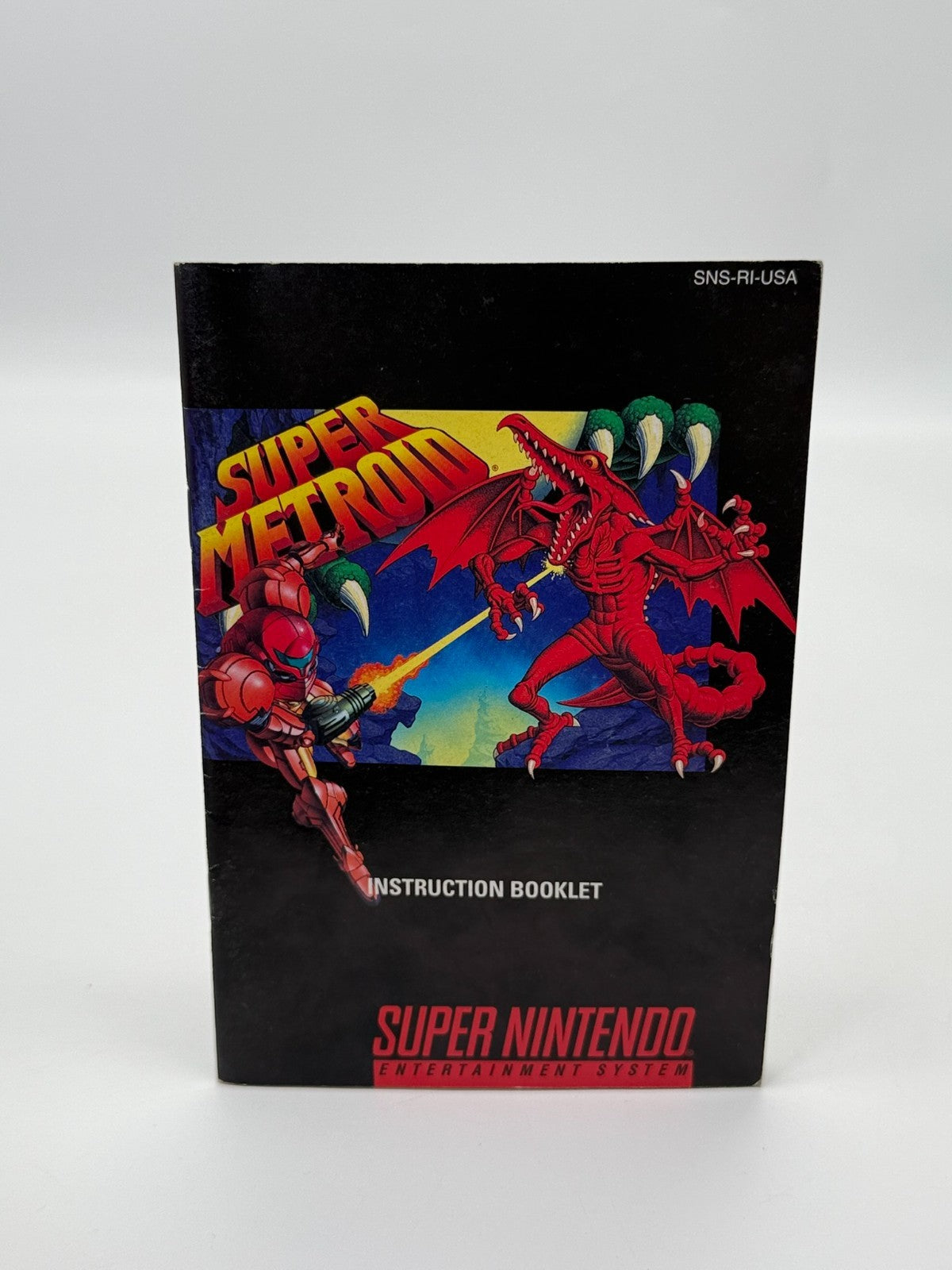 Super Metroid Super Nintendo SNES NTSC-U/C bon état manuel + cartouche