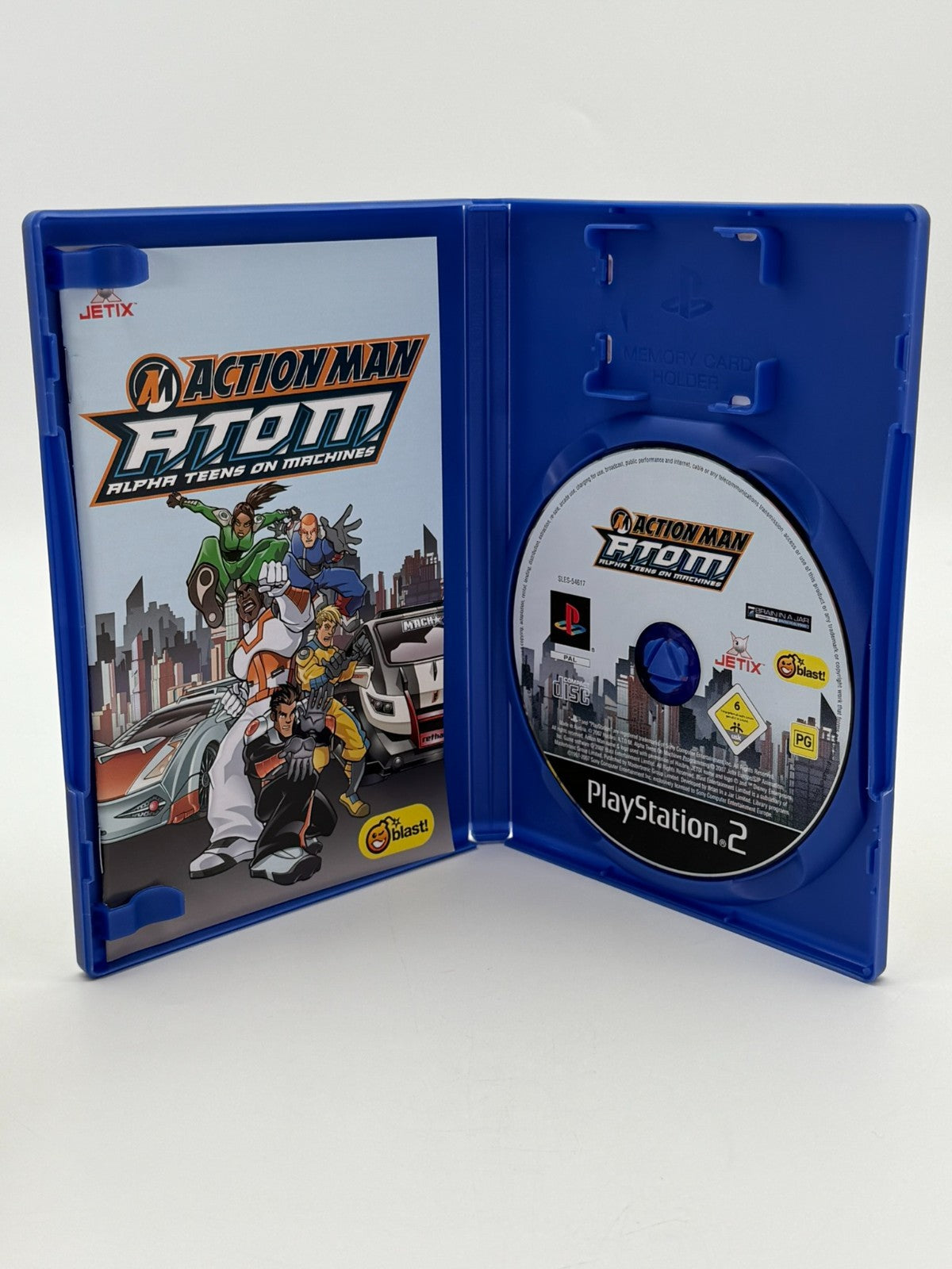 Action Man A.T.O.M. Alpha Teens on Machines Sony Playstation 2 PS2 Très bon état CIB