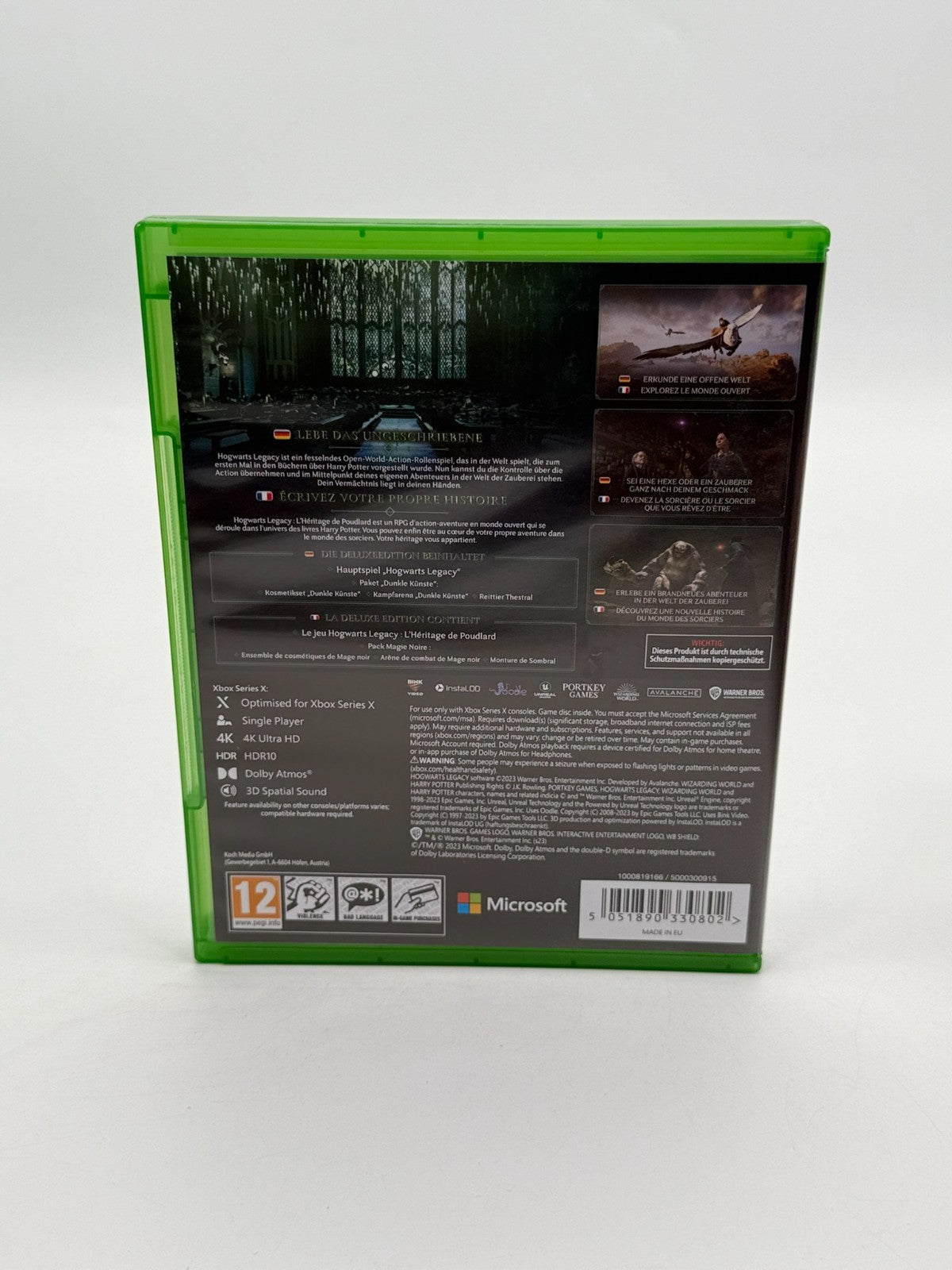 Hogwarts Legacy Deluxe Edition Microsoft XBox Series X Sehr guter Zustand CIB