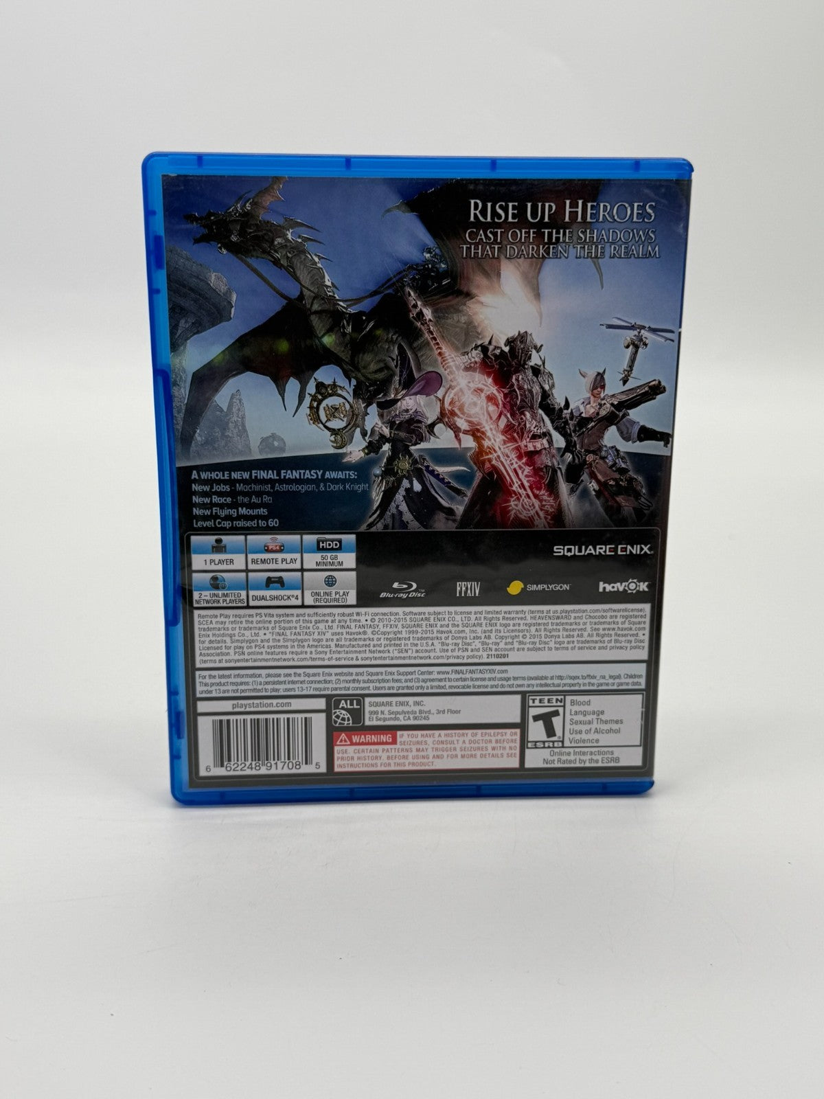 Final Fantasy XIV Heavensward Sony Playstation 4 Sehr guter Zustand CIB OVP