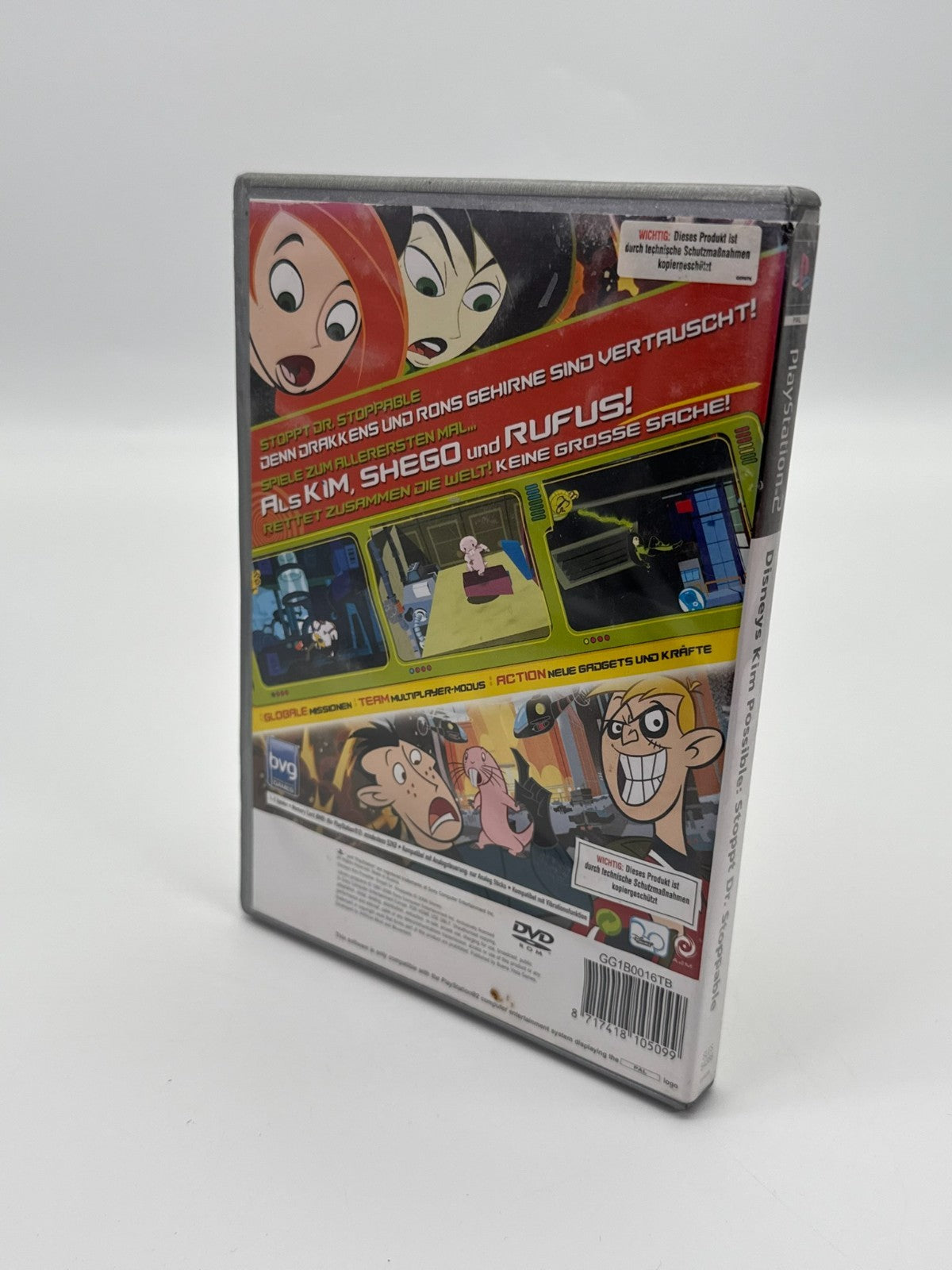 Kim Possible - La Menace du Dr. Drakken Sony Playstation 2 bon état complet en boîte