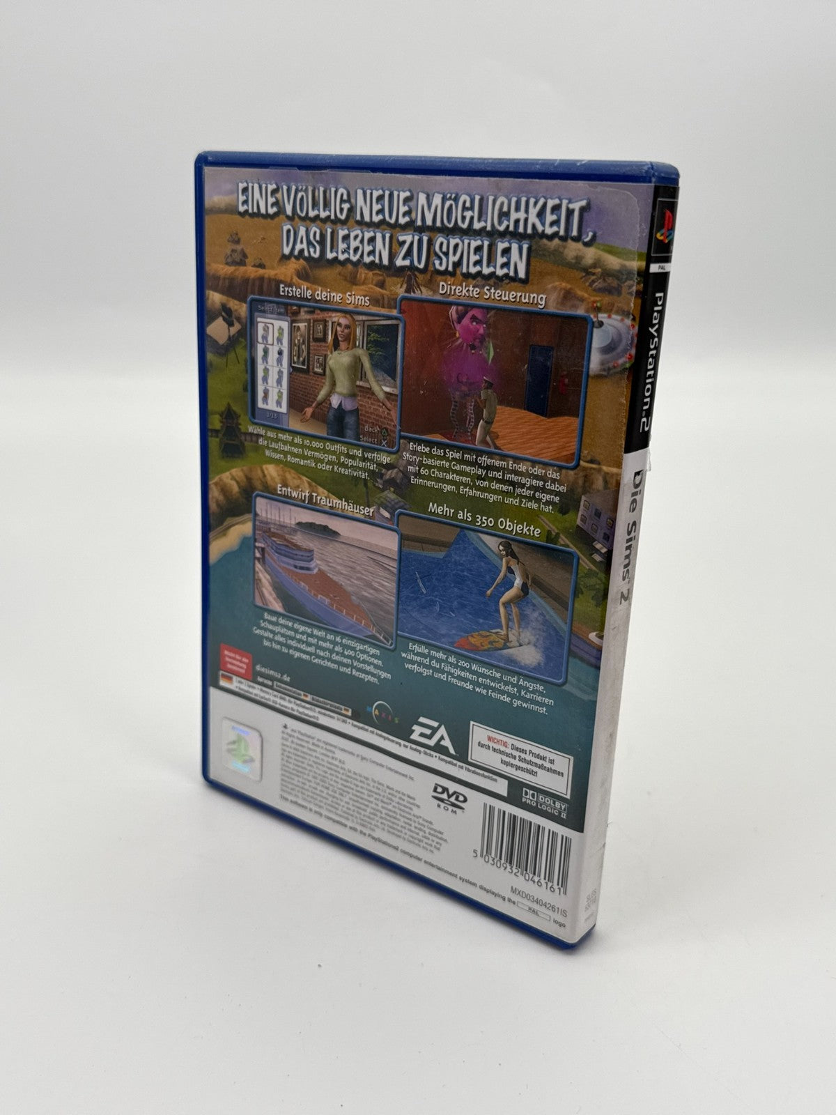 Les Sims 2 Sony PlayStation 2 bon état CIB boîte d'origine