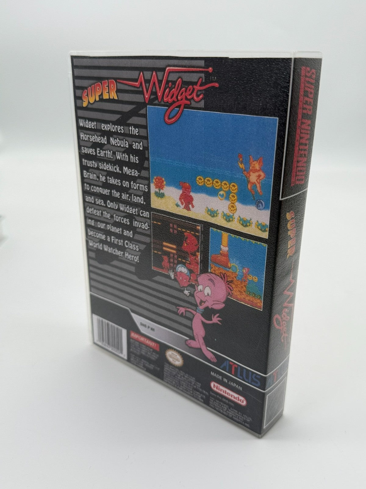 Super Widget Super Nintendo SNES NTSC-U/C guter Zustand