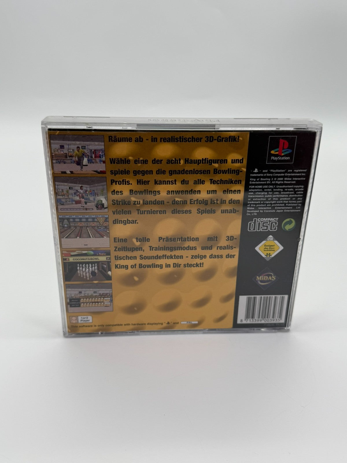 King Of Bowling 2 Sony Playstation 1 Sehr guter Zustand CIB OVP