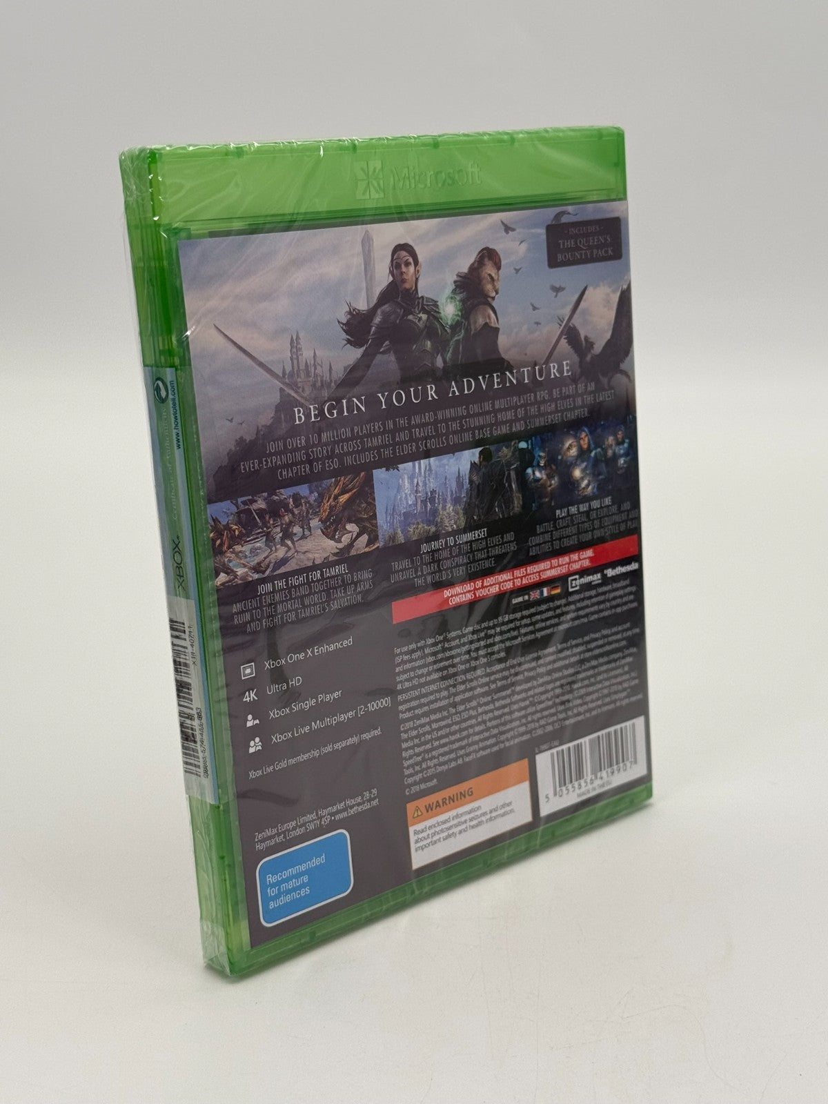 The Elder Scrolls Online Summerset Microsoft XBox One scellé en usine CIB OVP Neuf