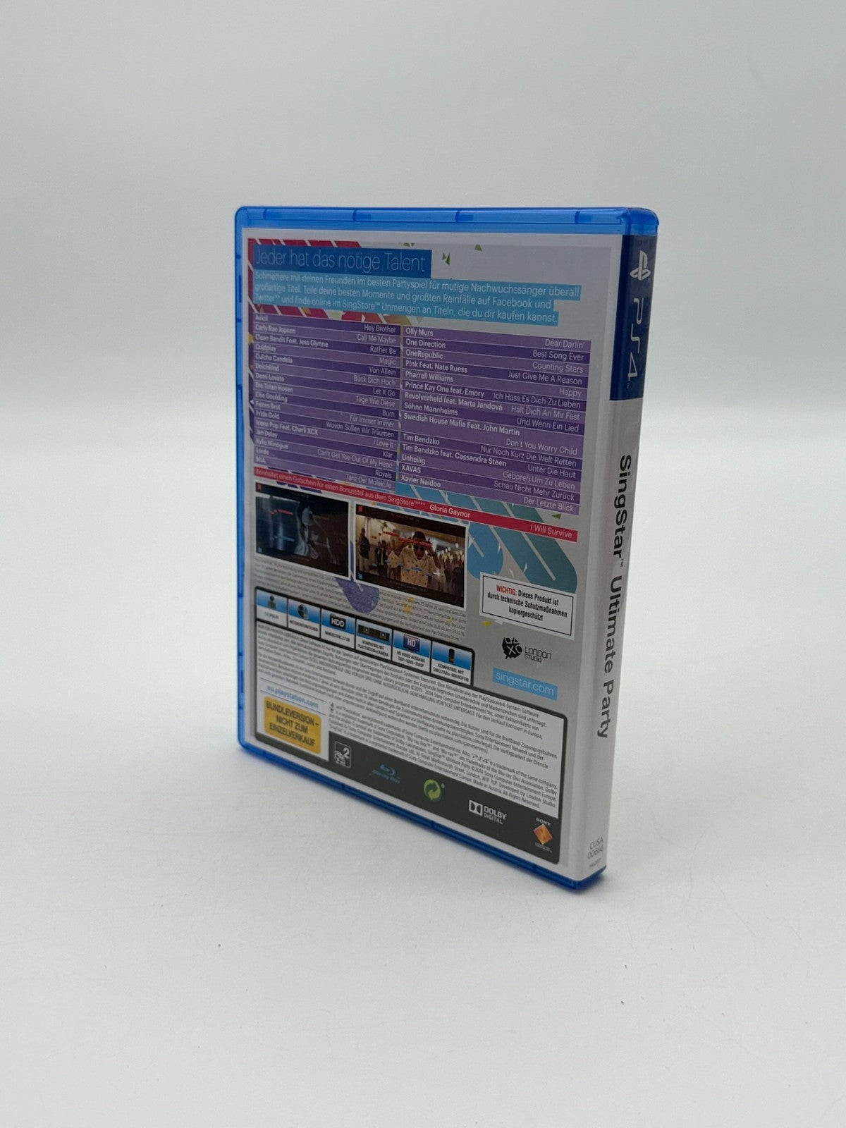 SingStar Ultimate Party Sony Playstation 4 Sehr guter Zustand CIB OVP