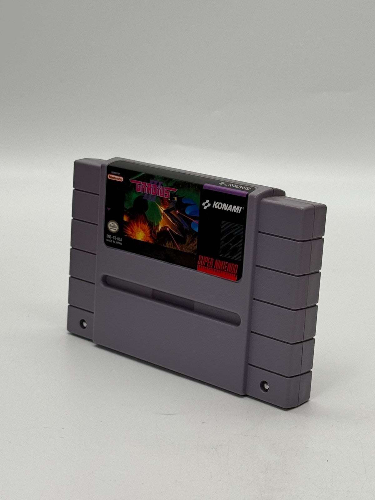 Gradius III Super Nintendo SNES NTSC-U/C Sehr guter Zustand Modul + Anleitung
