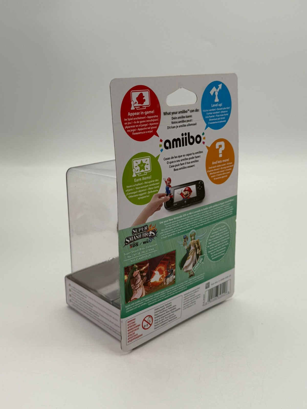 Super Smash Bros. Palutena Nº 38 Amiibo Scellé Neuf Complet en Boîte (CIB) Emballage d'Origine (OVP)
