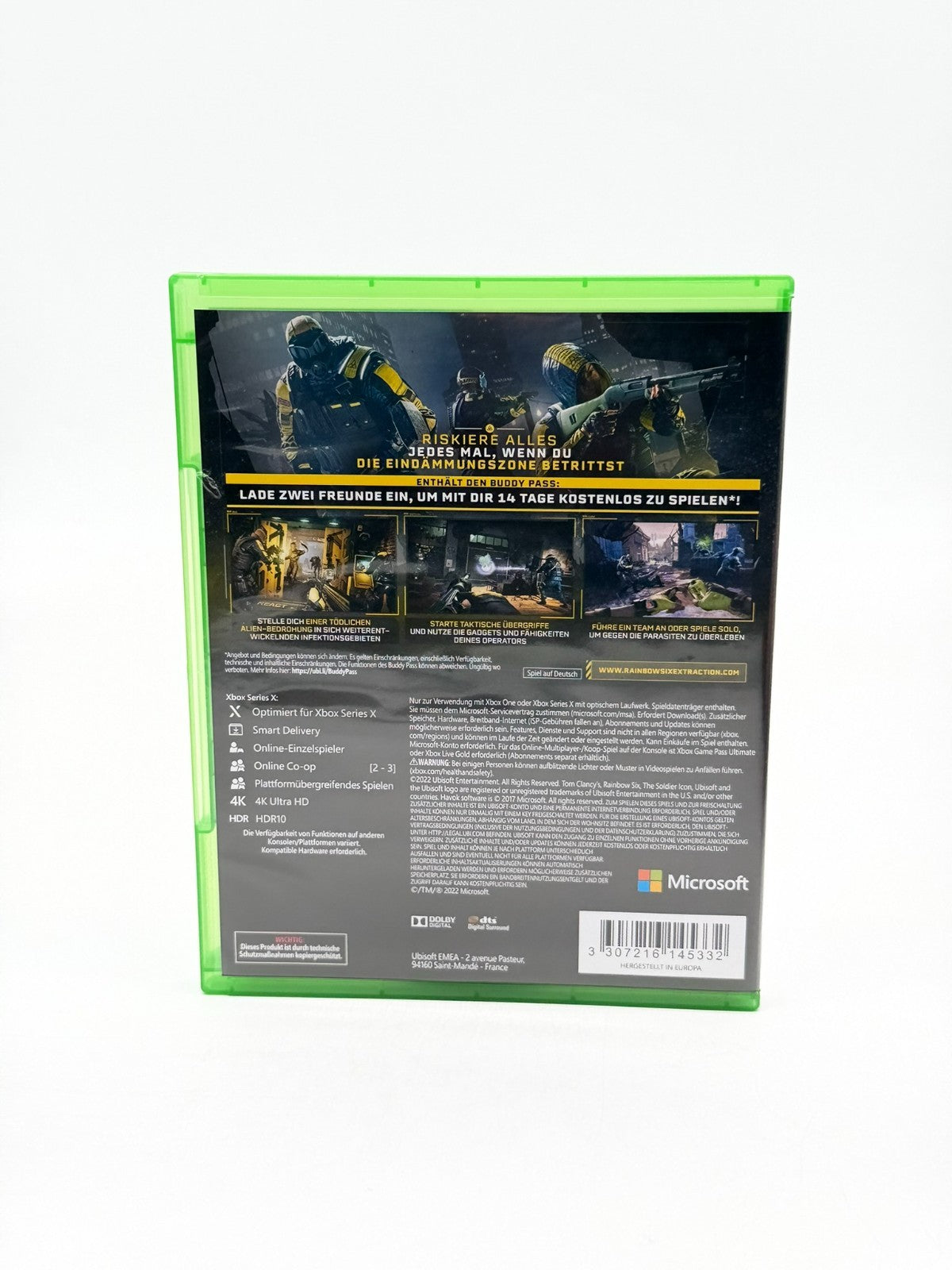 Tom Clancys Rainbow Six Extraction Microsoft XBox One & Series X CIB OVP