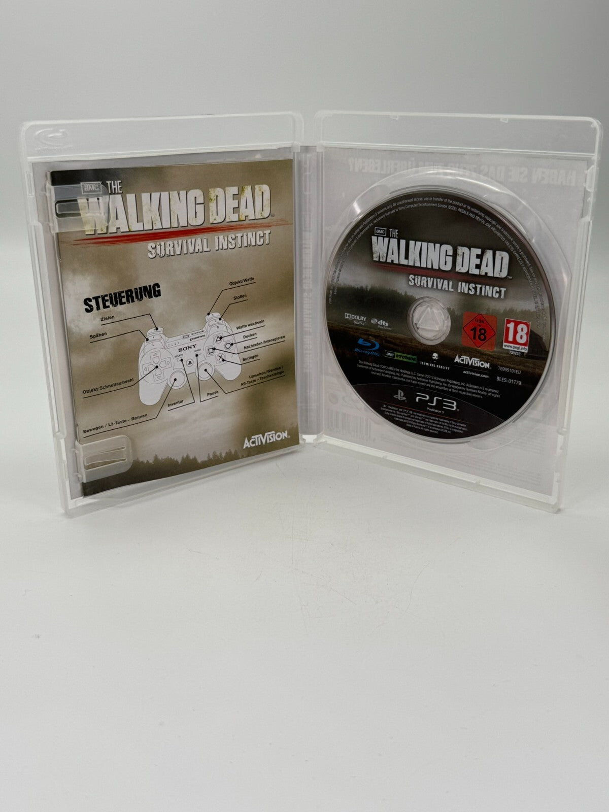 Walking Dead Survival Instinct Sony Playstation 3 PS3 Neuwertiger Zustand CIB