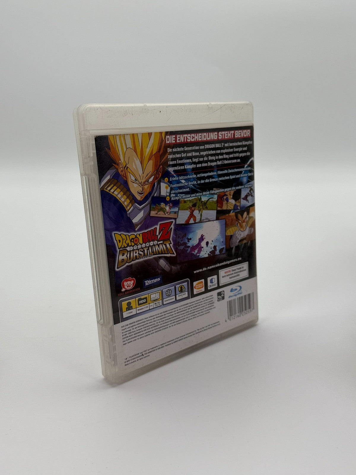 Dragon Ball Burst Limit Sony Playstation 3 guter Zustand CIB OVP