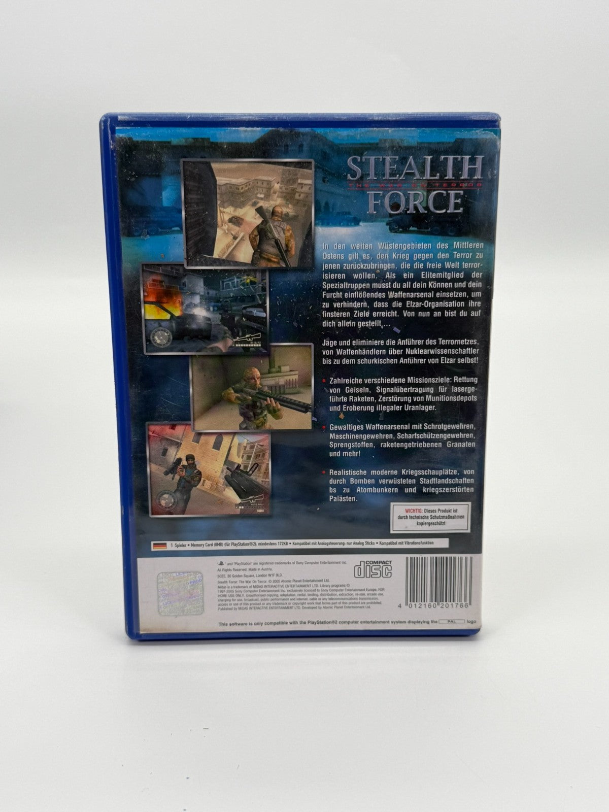 Stealth Force The War On Terror Sony Playstation 2 guter Zustand OVP