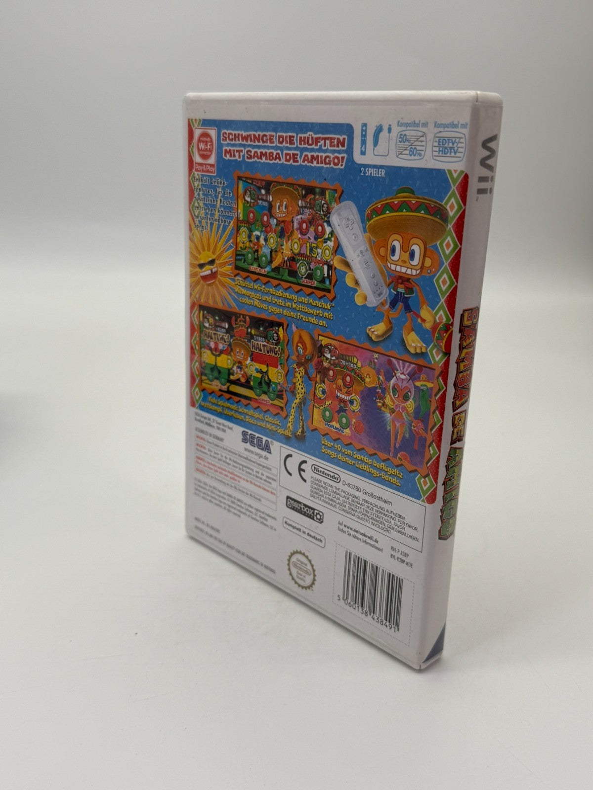 Samba De Amigo Nintendo Wii guter Zustand CIB OVP