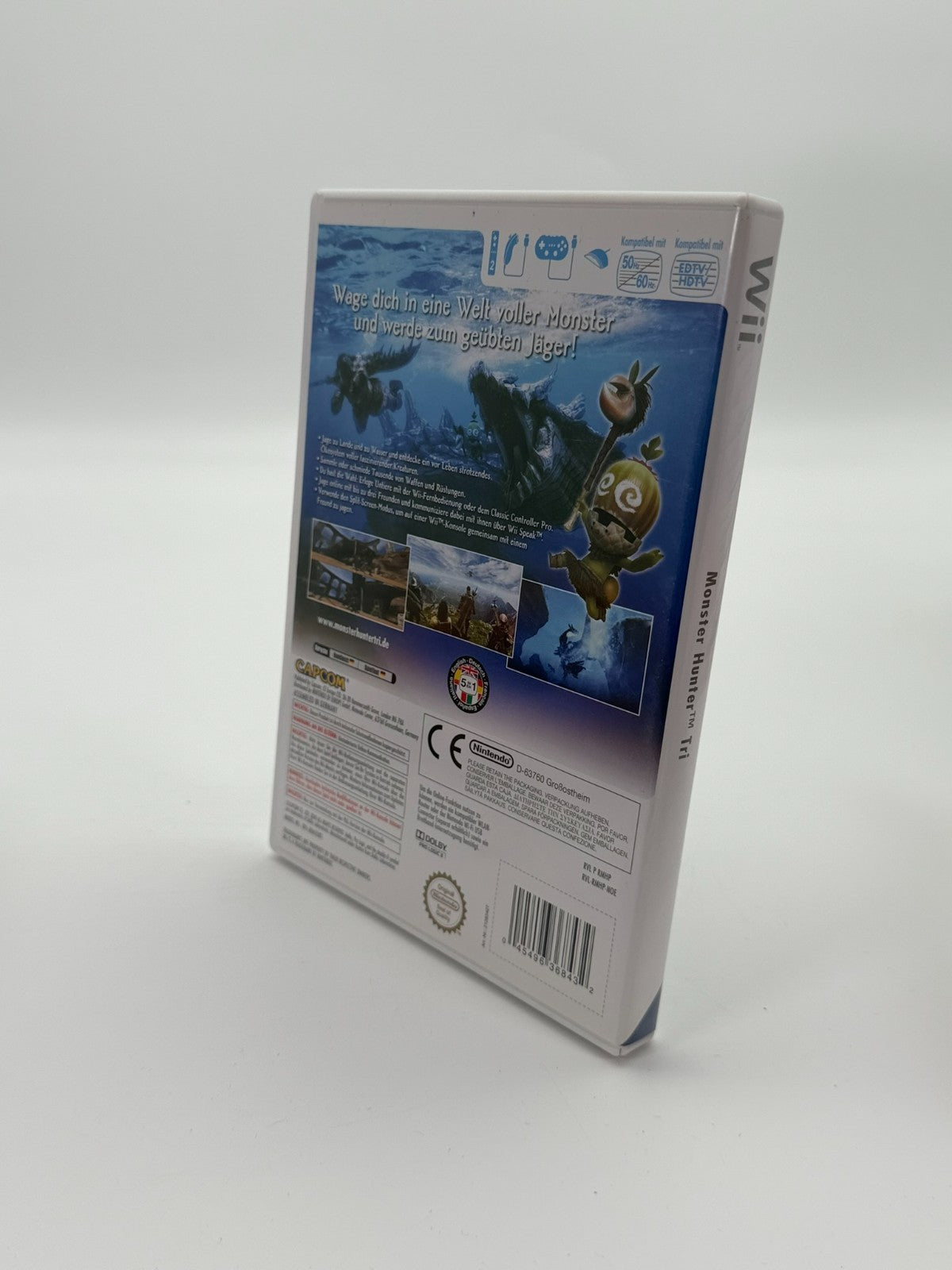 Monster Hunter Tri Nintendo Wii guter Zustand CIB OVP