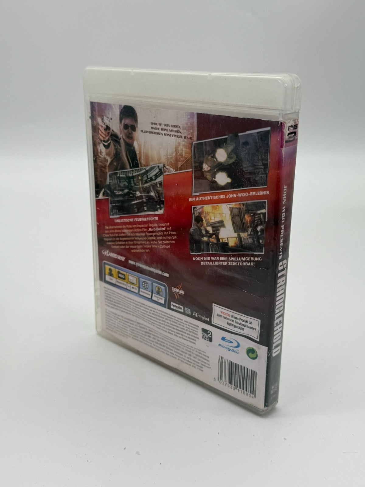 John Woo Presents Stranglehold Sony Playstation 3 guter Zustand CIB OVP