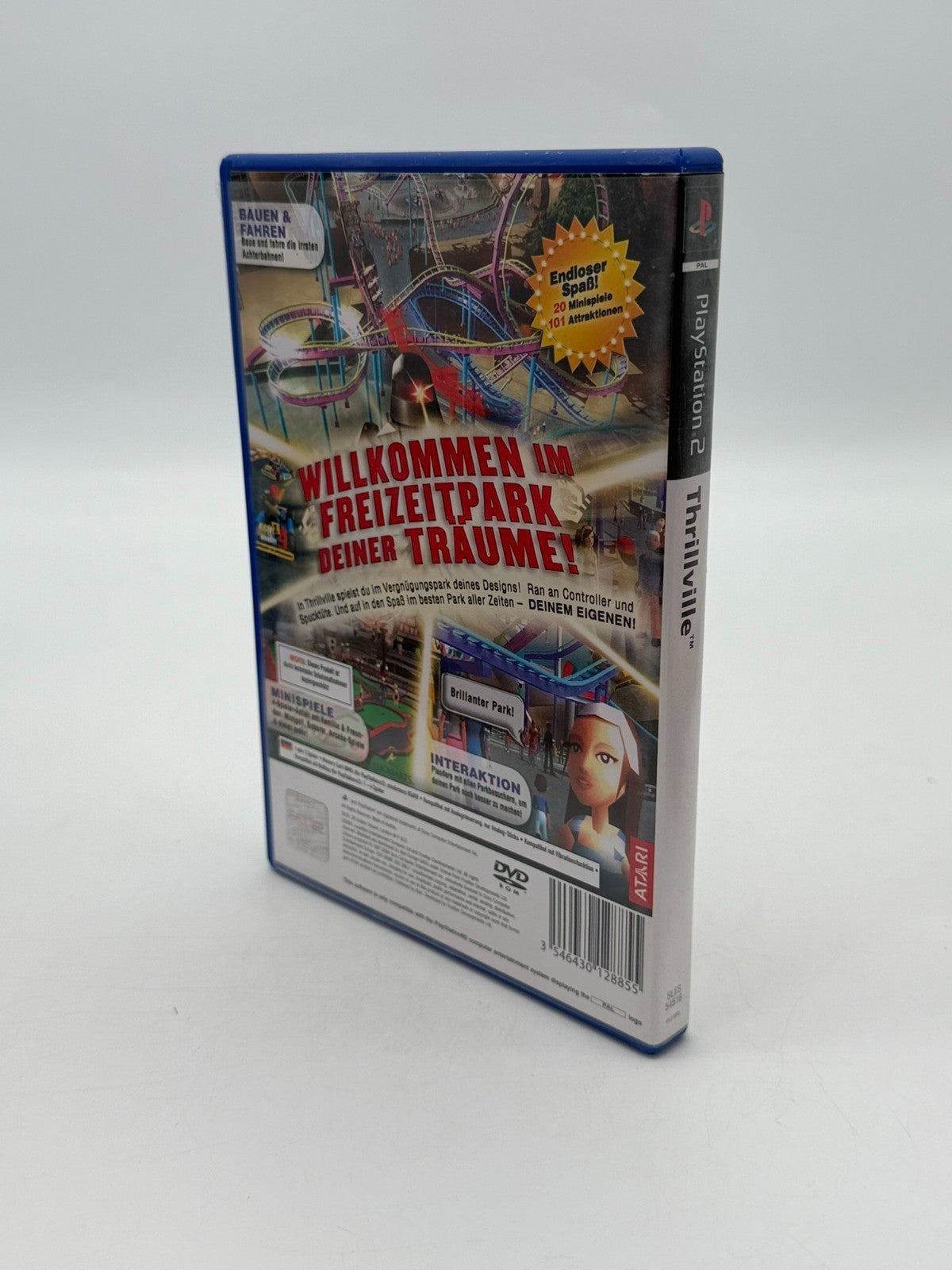 Thrillville Sony Playstation 2 guter Zustand CIB OVP