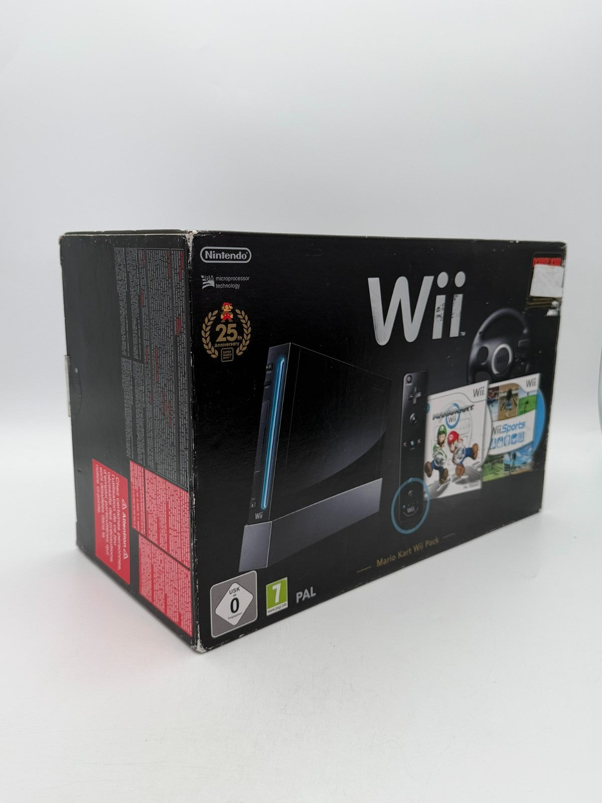 Nintendo Wii 25th Anniversary Schwarz Zustand gut getestet