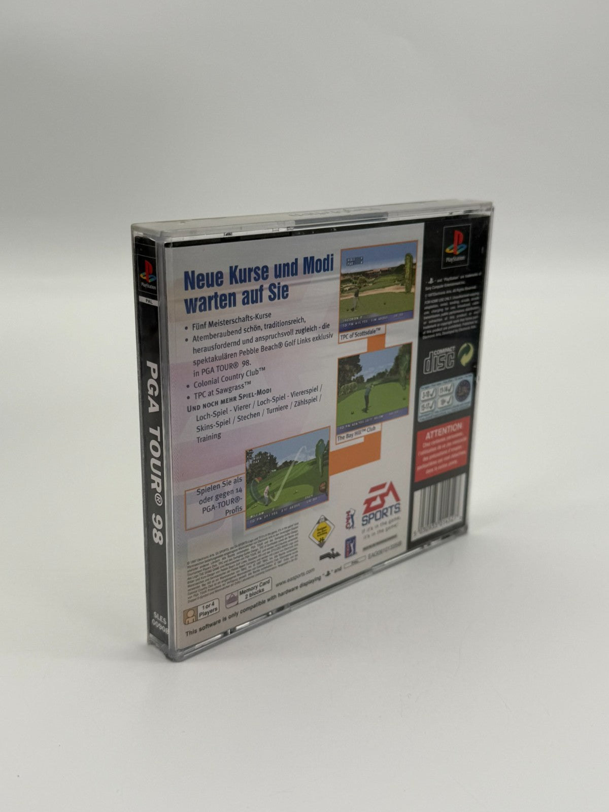 PGA Tour 98 Sony Playstation 1 guter Zustand CIB OVP