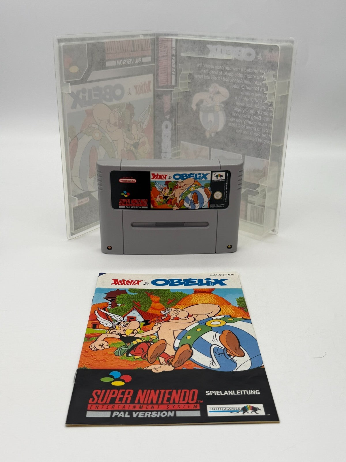 Asterix & Obelix Super Nintendo SNES PAL Good - Very Good Condition