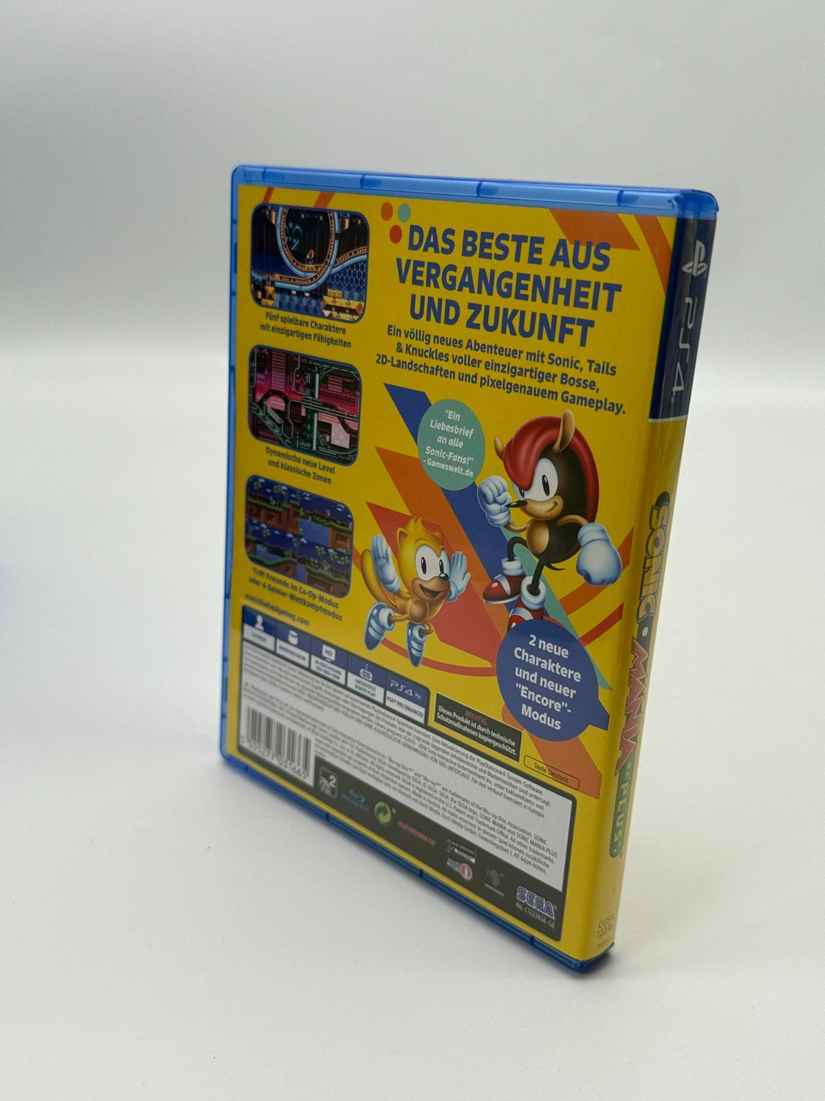 Sonic Mania Plus Sony Playstation 4 Neuwertiger Zustand CIB OVP