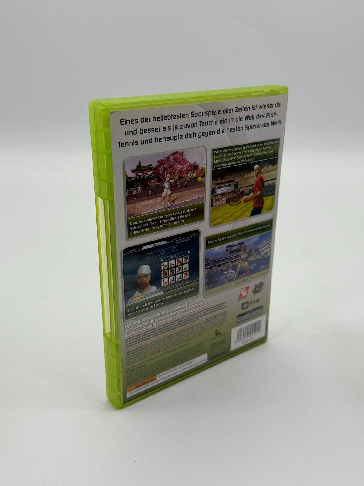 Top Spin 2 Microsoft Xbox 360 Very good condition CIB OVP